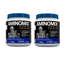 Kit 2 Aminomix Gold 500g Vetnil Suplemento