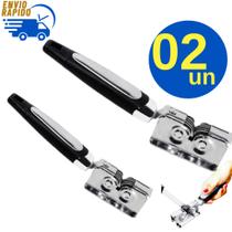 Kit 2 Amolador Afiador Aço Inox Profissional De Cozinha Para Faca Tesoura Cutelo Restaurante Lanchon