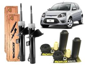 Kit 2 Amortecedor Ka 08 09 10 11 12 13 Coxim Batente Ford