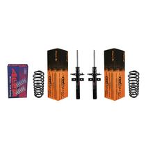 Kit 2 Amortecedor + Mola Suspensão Dianteira Megane 07 08 09