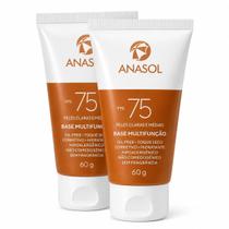 Kit 2 Anasol Base Multifunção Peles Claras/ Médias FPS75 60g Kit 2 Anasol Base Multifunção Peles Claras/ Médias FPS75 60g