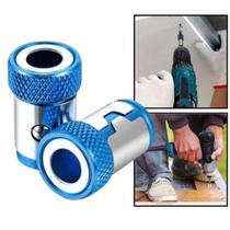Kit 2 Anel Magnético Super Imã Universal para Parafusadeira Alta Fixação de Parafusos, Compatível com Bits e Chaves Praticidade e Agilidade Kit 2 Anel Magnético Super Imã Universal para Parafusadeira Alta Fixação de Parafusos, Compatível com Bits e Chaves Praticidade e Agilidade