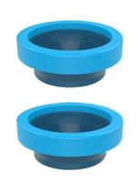 Kit 2 anel vedacao para vaso sanitario com guia blukit
