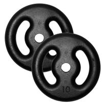 Kit 2 Anilha 10Kg Fitness Ferro Pintada Academia Treino 20Kg Kit 2 Anilha 10Kg Fitness Ferro Pintada Academia Treino 20Kg