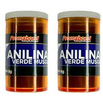 Kit 2 Anilina A Álcool Permabond Cor Do Produto:Verde