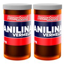 Kit 2 Anilina A Álcool Permabond Cor do Produto:Vermelho Kit 2 Anilina A Álcool Permabond Cor do Produto:Vermelho