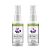 Kit 2 Anizen Anti Estresse Ansiedade Cães Homeopet 30ml Kit 2 Anizen Anti Estresse Ansiedade Cães Homeopet 30ml
