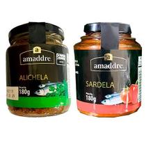 Kit 2 Antepastos Amaddre: Sardela, Alichela