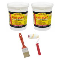 Kit 2 Anti Mofo 900ml + Rolo Sem Respingo 9cm + Pincel 2 Pol Kit 2 Anti Mofo 900ml + Rolo Sem Respingo 9cm + Pincel 2 Pol