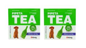 Kit 2 Anti Pulgas Pipeta Tea Konig - Cães De 5,1 Kg Á 10kg