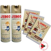 Kit 2 Anti Traça Jimo 300ml + 3 Cartelas Anti Traça Jimo