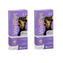 Kit 2 Antipulgas Carrapatos Wellpet Cão Ourofino 400mg 20,1 A 40kg Kit 2 Antipulgas Carrapatos Wellpet Cão Ourofino 400mg 20,1 A 40kg