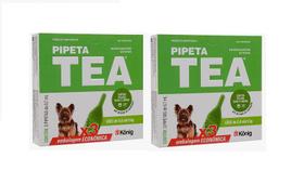 Kit 2 AntiPulgas Pipeta Tea -Cães 0,6Kg Á 5kg KIT C/3 Pipeta