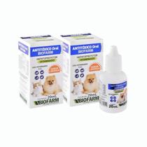 Kit 2 Antitóxico Oral 20ml Hepatoprotetor Vitaminado Biofarm