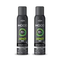 Kit 2 Antitransp. AE Impact Men Mood 150ml Desodorante Masc.