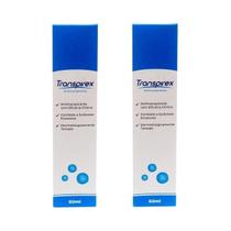 Kit 2 Antitranspirante Sudorese Hiperidrose Transpirex 60ml