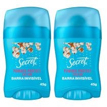 Kit 2 Antitranspirantes em Barra Secret Powder Protect Algodão 45g
