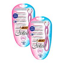 Kit 2 Aparelho de Depilação Bic Soleil Clic + 6 Cargas