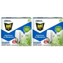 Kit 2 Aparelho e Refis 45 Noites Base Planta Raid 25,2ml