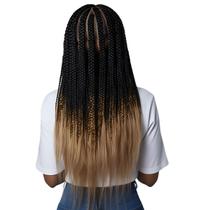 Kit 2 Aplique Cabelo para Twist Trança Box Afro Jumbo Textura Natural Profissional Kanekalon Fiber