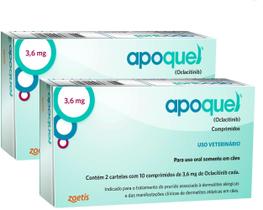 Kit 2 Apoquel 3,6 Mg 20 Comprimidos