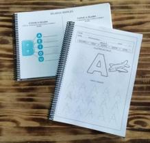 kit 2 Apostilas de alfabetização 600 atividades
