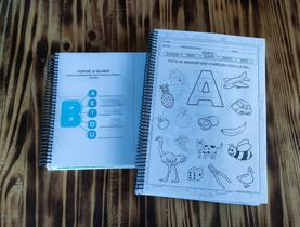 kit 2 Apostilas de alfabetização 600 atividades