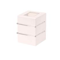 Kit 2 Arandela 2 Aletas 2 Fachos G9 Branca + 2 Lampada G9