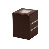 Kit 2 Arandela 4 Aletas 2 Fachos G9 Marrom + 2 Lampada G9