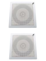 Kit 2 Arandela de Teto Plastico Quadrada Fiamon com Alto Falante 6" 50W RMS 8 Ohms Kit 2 Arandela de Teto Plastico Quadrada Fiamon com Alto Falante 6" 50W RMS 8 Ohms