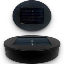 Kit 2 Arandela Escadas Muros Externa Carregamento Solar Aproximação 2 Focos