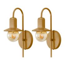 Kit 2 Arandela LuminaLux ALX0049 Retro Colonial Industrial