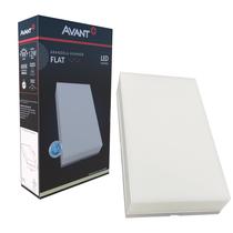 Kit 2 Arandela Parede Externa Flat 12W Branco Neutro 4000K IP65