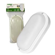 Kit 2 Arandela Tartaruga Led Branca Ip65 24w Luz Quente 3000K