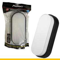 Kit 2 Arandela Tartaruga Led Preta IP65 20w Branco Quente 3000K