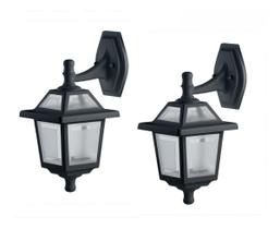 Kit 2 Arandelas Externa Colonial Vintage Quadrada Fechada 384