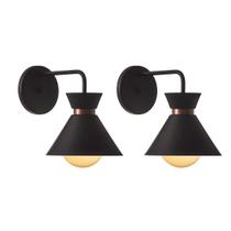 Kit 2 Arandelas Interno Retro Dubai Alumínio Decorações