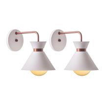 Kit 2 Arandelas Interno Retro Dubai Alumínio Decorações