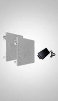 Kit 2 Arandelas Teto Slim + Amplificador Bluetooth 280w Kit 2 Arandelas Teto Slim + Amplificador Bluetooth 280w