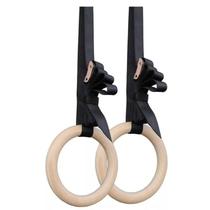 Kit 2 Argolas De Suspensão Olímpica Madeira Academia Fitness Kit 2 Argolas De Suspensão Olímpica Madeira Academia Fitness