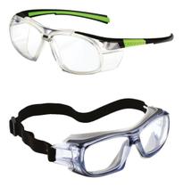 Kit 2 Armações Óculos Proteção Para Lentes De Grau Univet