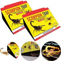 Kit 2 Armadilha Adesiva Scorpion Trap Escorpiões, Aranhas E