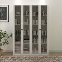 Kit 2 Armários para Escritório 2 Portas de Vidro ME4115 Branco