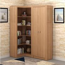 Kit 2 Armários para Escritório com Armário Fechado e Armário de Canto ME4105 e ME4132