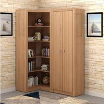Kit 2 Armários para Escritório com Armário Fechado e Armário de Canto ME4105 e ME4132 Kit 2 Armários para Escritório com Armário Fechado e Armário de Canto ME4105 e ME4132