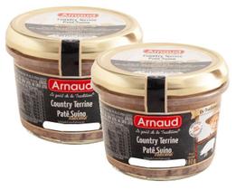 Kit 2 Arnaud - Patê Suíno Tradicional 180G - França