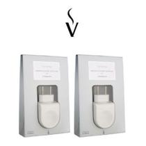 Kit 2 Aromatizadores Difusores Elétricos Standard Via Aroma Kit 2 Aromatizadores Difusores Elétricos Standard Via Aroma