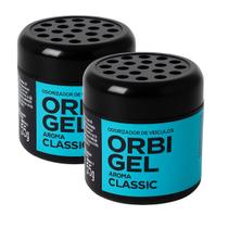 Kit 2 Aromatizantes Orbigel Classic em Gel 55g Odorizador Automotivo Carro Casa Kit 2 Aromatizantes Orbigel Classic em Gel 55g Odorizador Automotivo Carro Casa