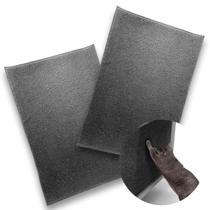 Kit 2 Arranhador Protetor De Sofá Cama Box Adesivo Carpete Cinza