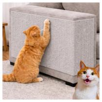 Kit 2 Arranhadores Para Gato Protetor de Sofá 60x60cm Cinza